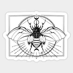 Beetle magic Sticker